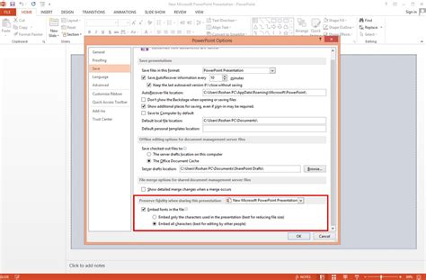 How to embed PowerPoint fonts – Microsoft Cloud .